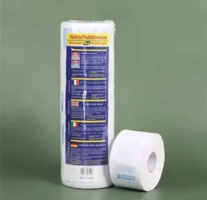 Disposable Neck Roll Paper Multicolor Neck Protection Ruffles Waterproof Neck Strip Paper for Barber Shop