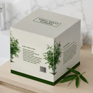 Disposable Nonwoven Hypoallergenic Biodegradable 100% Viscose Fiber Makeup Removing Face Towels Cleansing Tissues