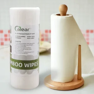Disposable Nonwoven Kitchen Towel Bamboo Fiber Washable Bamboo Kitchen Towels Roll