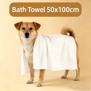Disposable Pet Bath Towels 50x100cm Medium Size Spunlace Absorbent Single Use Towels For Medium Dogs Cats Pet Salon Bulk Supply