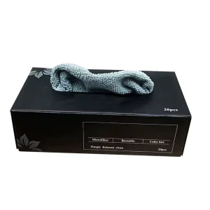 Disposable Removable Rags Kitchen Dishwashing Towel Strong Absorption Microfiber Polyester Cleaning Cloth Dispenser Box