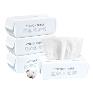Disposable Single layer Nonwoven Fabric Face Towels Extra Thick Pearl Textured Makeup Removing Tissues Tissues