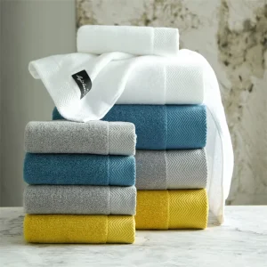 Disposable Solid Color Bath Towels 100% Cotton Microfiber Luxury Hotel Face Towel High Twist Rectangle
