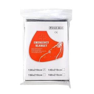 Disposable Survival Blanket Emergency Anti Radiation Blanket for Camping Earthquake Adventure