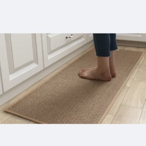 Distressed Carpet Door Mat Chenille Kitchen Non-Slip Washable Rubber Mat