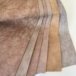 Distressed Faux Leather Fabric Vintage Design Leatherette Upholstery Soft PU Anti Mildew Car Seat Yangbuck Handbags DIY Crafts