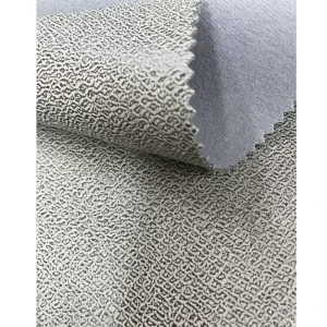 Dobby Printed Knitted Microfiber Upholstered Suede Bronzing 100% Polyester Sofa Fabric