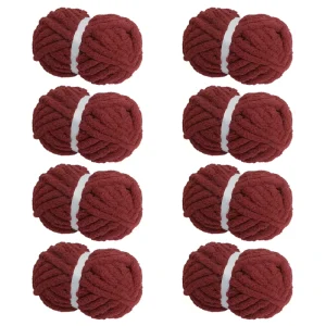 Domi Yarn Brand Customized Fancy Yarn Vacuum Packed Low Shipping Cost Finger Show 226G Crochet Cushion Blanket Chunky Knitting