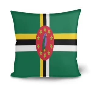 Dominica Flag Patriotic Decorations Throw Pillow Covers Farmhouse Independence Day Cushion Case for Couch Sofa Home Decor