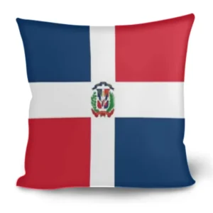 Dominican Replic Flag Patriotic Decorations Throw Pillow Covers Farmhouse Cushion Case for Couch Sofa Home Decor