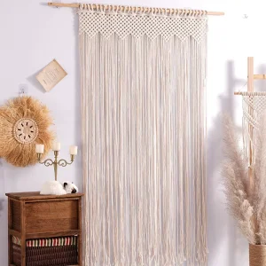 Door Curtain Home Decor 130x195cm Bohemian Art Woven Boho Macrame Decorations Tapestry Decorative Wall Hanging