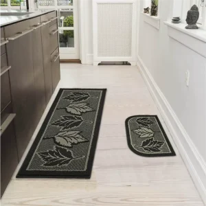 Door Mat High Quality Anti Slip Double Stripe Latex Custom Kitchen Runner Rugs Kitchen Mats
