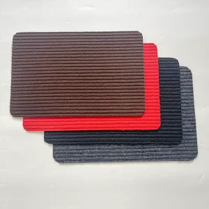 Door Mat Inside Outside Wear Resistant Welcome Mat Entryway Absorb Dirt Trapper Doormat