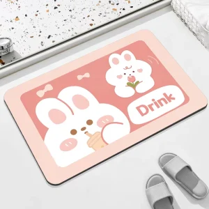 Door Mats Custom Cartoon Images Home Decorative Entrance Water Absorbent Doormat