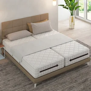 Double Bed Bridge Mattress Connector Knitted Technique Polyester Filling for Bridging Bed Gaps Bedding Set