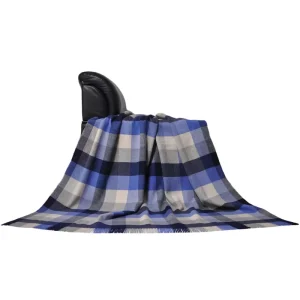 Double Blankets 100 Wool Tartan Check Plaid