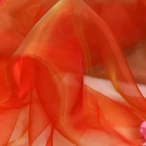 Double Colored Sheer Organza 100% Polyester Lightweight Breathable Anti static Home Decor Wedding Curtains Garment