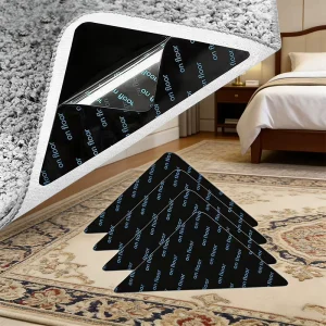Double Heat Resistant Non Slip Carpet Grippers Soft Die Cut Reusable Rug Pads for Indoor Floors Anti Slip Stickers