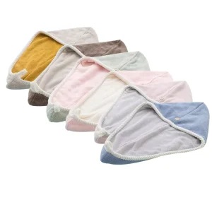 Double Layer Coral Fleece Dry Hair Cap Ultra-fine Fiber Quick Drying Absorbent Dry Hair Towel