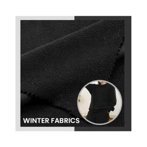 Double Layer Knitted Micro Polar Fleece 100% Polyester Antipilling Thermal