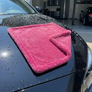 Double Layer Twisted Loop Microfiber Car Drying Towel Super Absorbent Dries Whole Car for Auto Detailing
