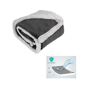 Double Layer Waterproof Pet Blanket Washable Dog Throw for Pet Sleeping