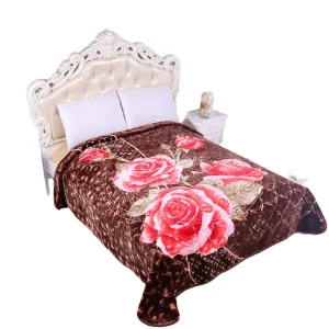 Double Mexican Animal Raschel Blanket Heavy Queen Size Vintage Floral Geometric Striped Plant Marine Direct Factory Blanket