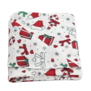 Double Polar Fleece Blanket Christmas Throw Made of Soft and Comfortable Polyester Mink Blanket