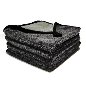 Double Side Twisted 40*60 cm 650 GSM Super Absorbent & Quick Dry Car Pro Microfiber Deluxe Drying Towel for Car