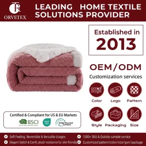 Double Sided 100% Polyester Flannel Blanket Suitable for Babies Use at Home