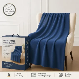 Double Sided 100% Polyester Fleece Throw Blanket Soft Warm Lightweight Modern Animal Geometric Pattern for Sofa Couch Bed All