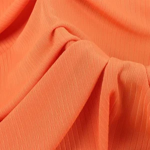 Double Sided 5*2 Ice Silk Ribbed Polyester Spandex Ice Feel Knitted Fabric Base Layer Garment Home Textile Autumn Winter