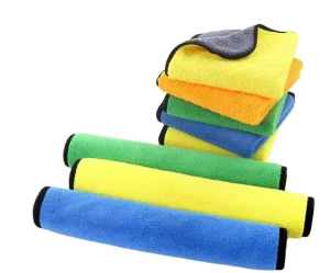 Double Sided Coral Fleece Car Towel 600gsm Thickened Fiber Cleaning Cloth Absorbent Towel for Car Wash