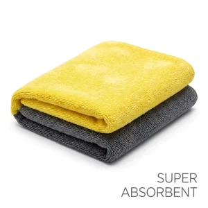 Double Sided Cut Pile Microfiber Car Cleaning Towel Super Absorbent Auto Wash Drying Cloth Lint Free Soft Solid Color Towel Car