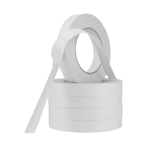 Double Sided Pressure Sensitive Heat-Resistant Waterproof Eco-Friendly Paper Tape Easy Tear White Color High Stick Bond Hot Melt