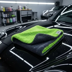 Double Sided Twisted Loop Microfiber Car Drying Towel Ultra Absorbent Lint Free for Auto Detailing