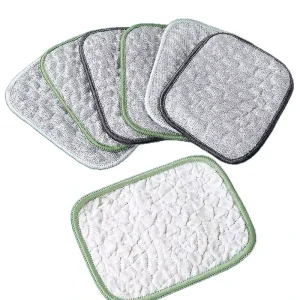 Double Sided Viscose Scouring Pad Multipurpose Square Dishwashing Rags Non Scratch Wire for Kitchen Use