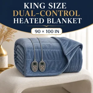 Double Sides Flannel 90*100 Inch Heated Blanket 110V 9 Heat 12 Hours Timer Overheat Protection with FCC Certificate OEM ODM
