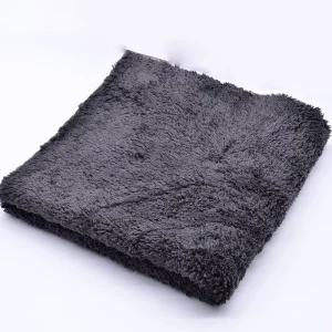 Double Sides Long Piles Coral Fleece Towel Edgeless Plush Car Polishing Cloth