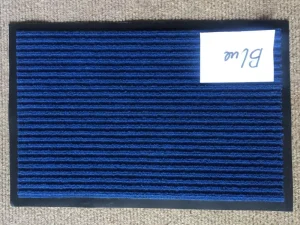 Double Stripe PVC Entrance Mat Non Slip Floor Mat Dirt Trapper Door Carpet Commercial Use