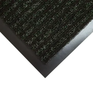 Double Stripe PVC Entrance Mat Non Slip Floor Mat Dirt Trapper Door Carpet Commercial Use