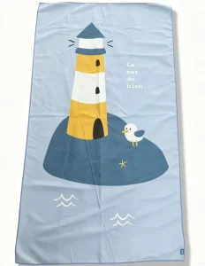 Double sided Fleece Summer Beach Towel GRS Certified Eco friendly Quick drying Sweat absorbent Soft Breathable Photo