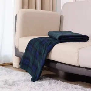 Double sided Velvet Blanket Lightweight Blanket for Bed Sofa Couch Blanket for Bedroom Dorm