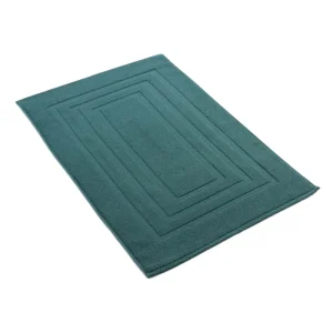 Douceur DIntrieur Tenderness Emerald Cotton Bath Mat (50 X 85 Cm) Solid Terry