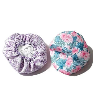 Dry Hair Cap Double layer Waterproof Inner Thickened Towel Cloth Dual purpose Printed Women’s Water Absorbent Quick drying