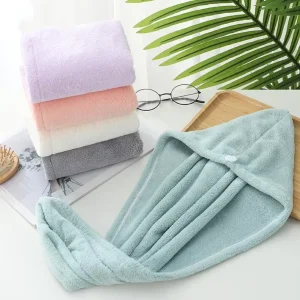 Dry Hair Caps Microfiber Quick Dry Shower Magic Absorbent Hair Drying Towel Turban Wrap Spa Bathing Cap