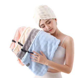 Dry hair cap female thickened super absorbent quick drying shower cap household dry hair towel head towel