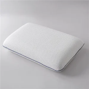 Dual Sided Knitted OEKO TEX Certified Cotton Air Layer Hotel Ergonomic Cervical Pillow Washable Cover White Pillow