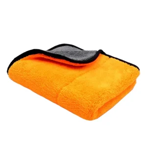 Dual Sided Microfiber Coral Fleece Towel 800GSM Lint Free Super Absorbent Car Wash Cloth Soft Quick Dry Towel