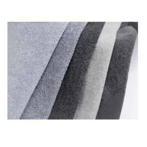 Duckweight 100% Polyester Knitted Fleece Fabric Single Face Heathered Short Fiber Heavyweight Abrasion Resistant Thickened